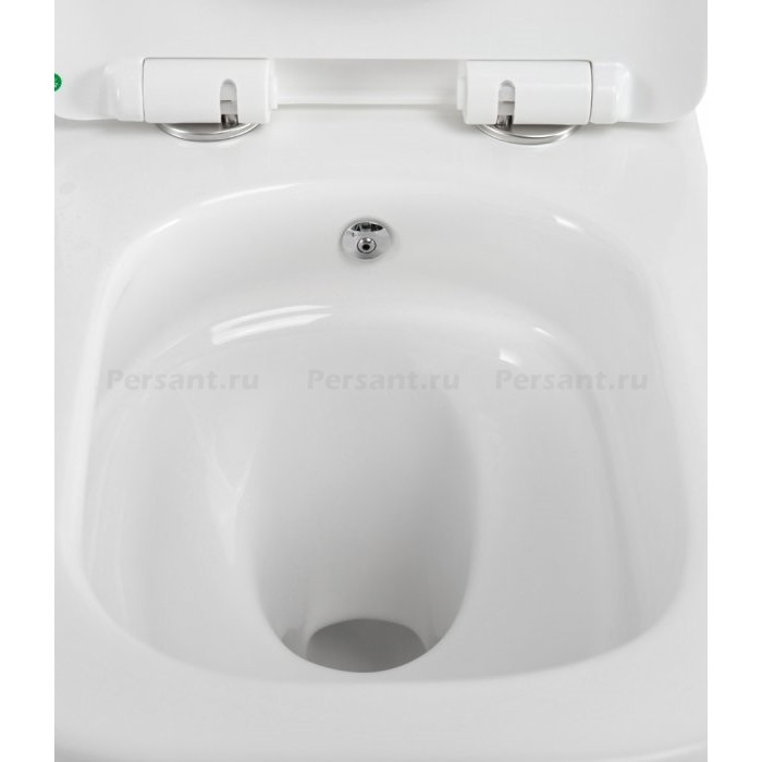 Подвесной унитаз Belbagno Kraft-Tor с функцией биде и смывом "торнадо" BB7106CH-TOR-BS/SC с крышкой-сиденьем микролифт