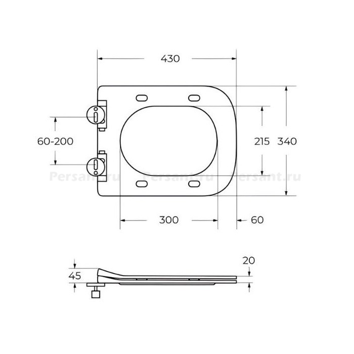 Подвесной унитаз Belbagno Kraft-Tor с функцией биде и смывом "торнадо" BB7106CH-TOR-BS/SC с крышкой-сиденьем микролифт