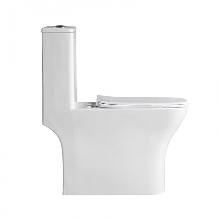 Унитаз-моноблок BelBagno Neon BB8617CPR-MN/SC безободковый