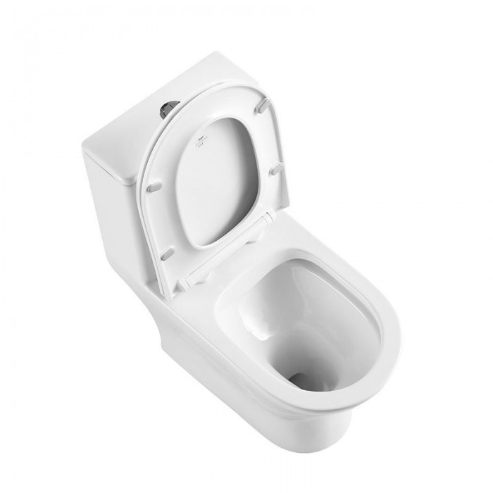 Унитаз-моноблок BelBagno Lounge BB8618CPR-MN/SC безободковый