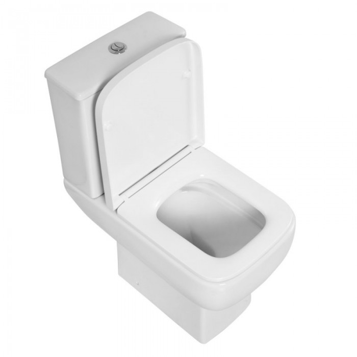 Напольный унитаз BelBagno Aurora BB8604CPR/SC+BB8604T безободковый