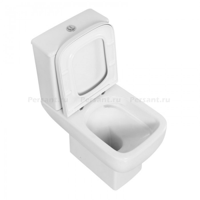 Напольный унитаз BelBagno Aurora BB8604CPR/SC+BB8604T безободковый