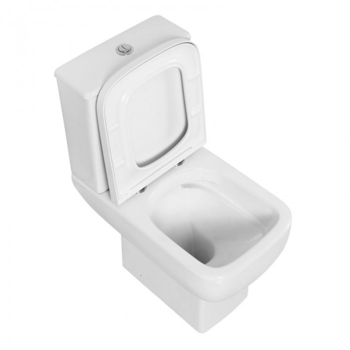 Напольный унитаз BelBagno Aurora BB8604CPR/SC+BB8604T безободковый