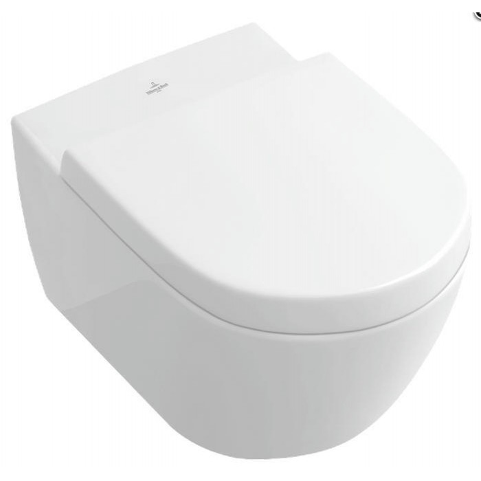 Подвесной унитаз Villeroy&Boch Subway 2.0 безободковый Ceramic Plus 5614R0R1