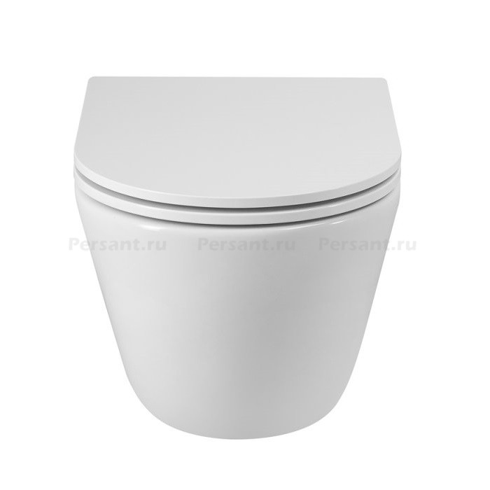 Подвесной унитаз Cezares Relax CZR-3806-53-TH-TOR/SC смыв торнадо, с сиденьем soft-close