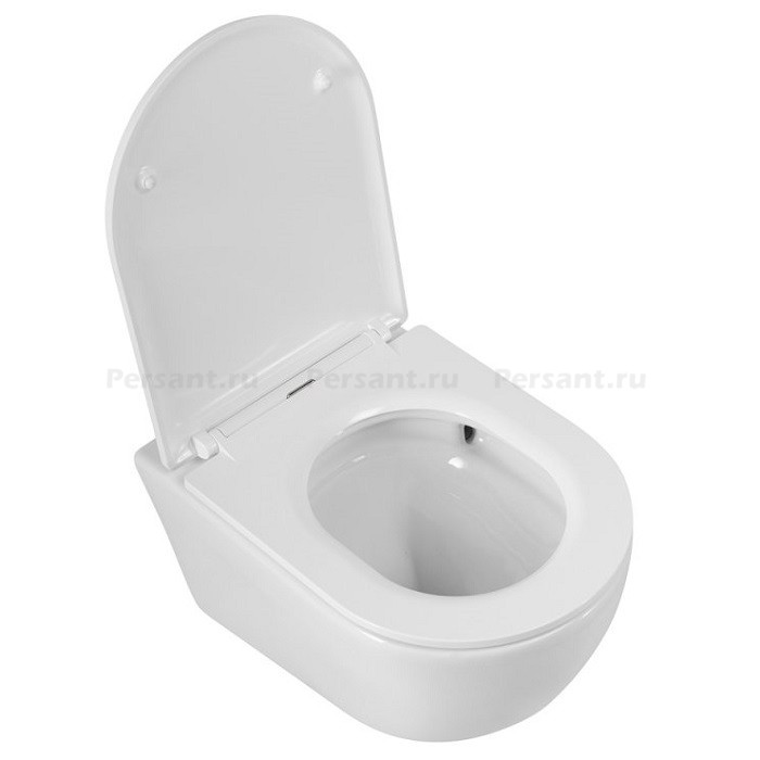 Подвесной унитаз Cezares Relax CZR-3806-53-TH-TOR/SC смыв торнадо, с сиденьем soft-close