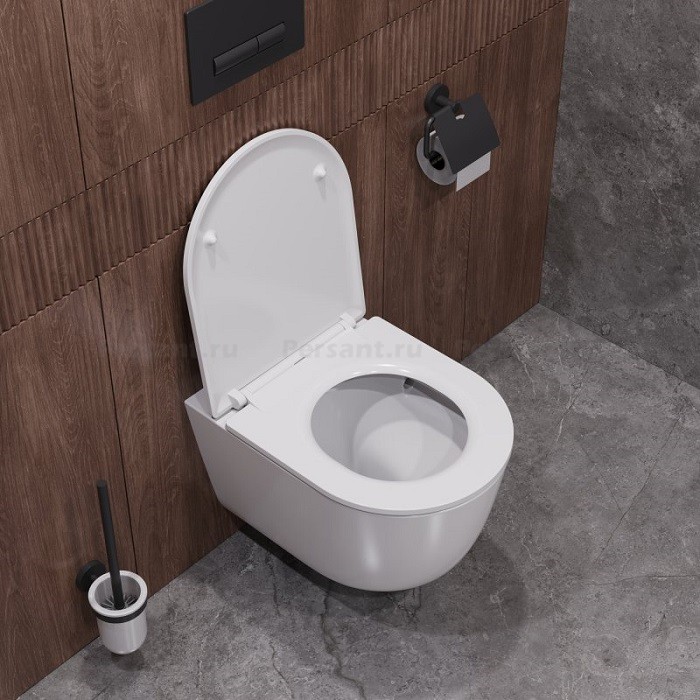Подвесной унитаз Cezares Relax 49 CZR-38088-49-TH-TOR/SC смыв торнадо, с сиденьем soft-close
