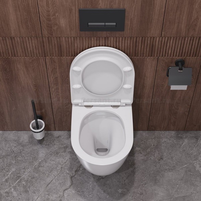 Подвесной унитаз Cezares Relax 49 CZR-38088-49-TH-TOR/SC смыв торнадо, с сиденьем soft-close