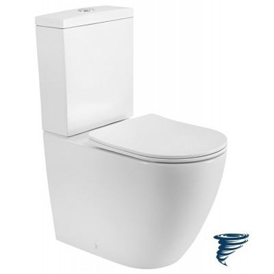 Напольный унитаз Cezares Stylus CZR-538-CP-TOR/SC смыв торнадо, сиденье с микролифтом