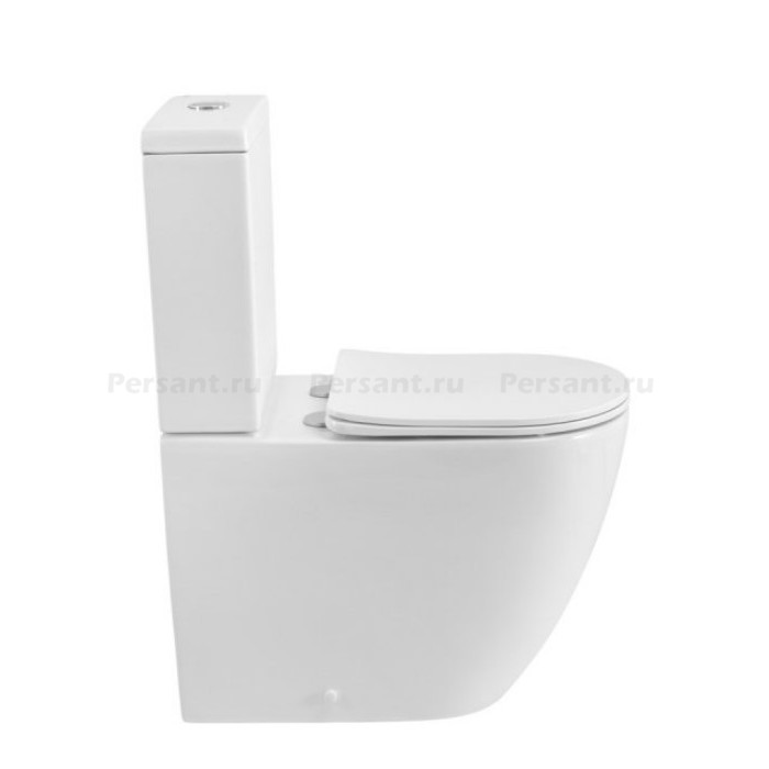 Напольный унитаз Cezares Stylus CZR-538-CP-TOR/SC смыв торнадо, сиденье с микролифтом