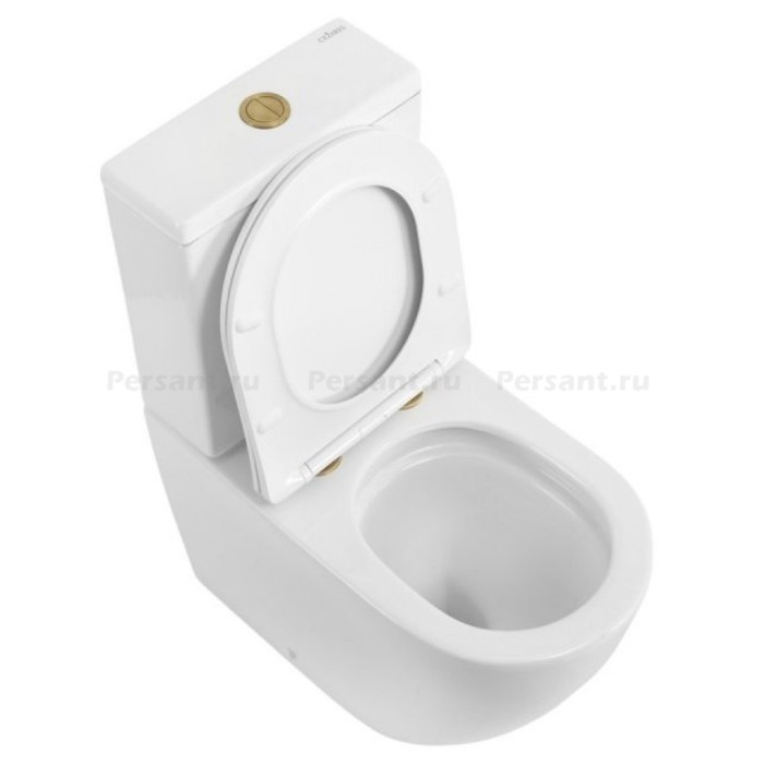 Напольный унитаз Cezares Stylus CZR-538-CP-TOR/SC смыв торнадо, сиденье с микролифтом