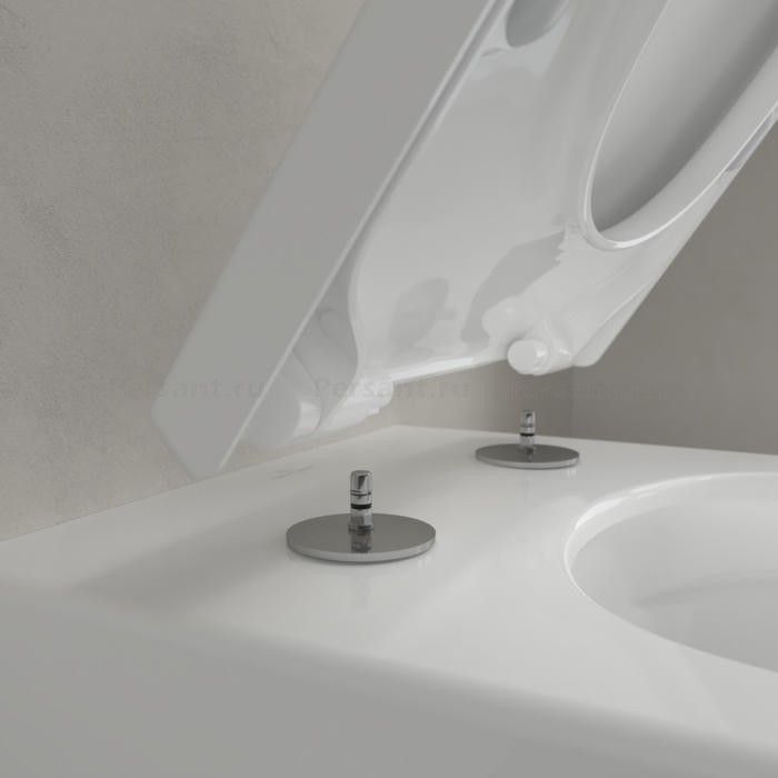 Подвесной унитаз Villeroy&Boch Subway 3.0 4670TS01 смыв "торнадо", с сиденьем микролифт