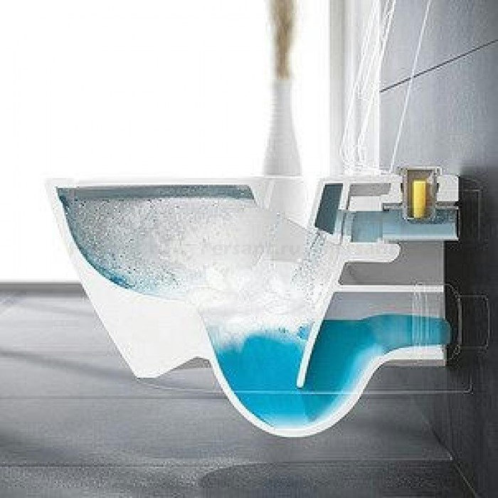 Подвесной унитаз Villeroy&Boch Subway 2.0 безободковый с системой ViFresh 5614A1R1 Ceramic Plus