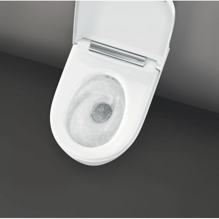 Подвесной унитаз-биде Geberit Sela AquaClean с электронным управлением 146.224.11.1 панель белая