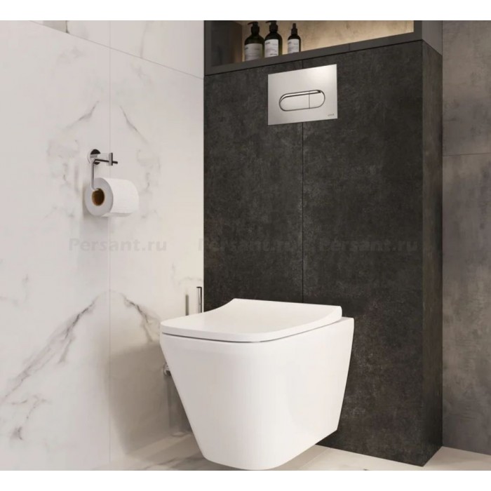 Комплект 4 в 1 Vitra Integra 9856B003-7206 безободковый унитаз с микролифтом