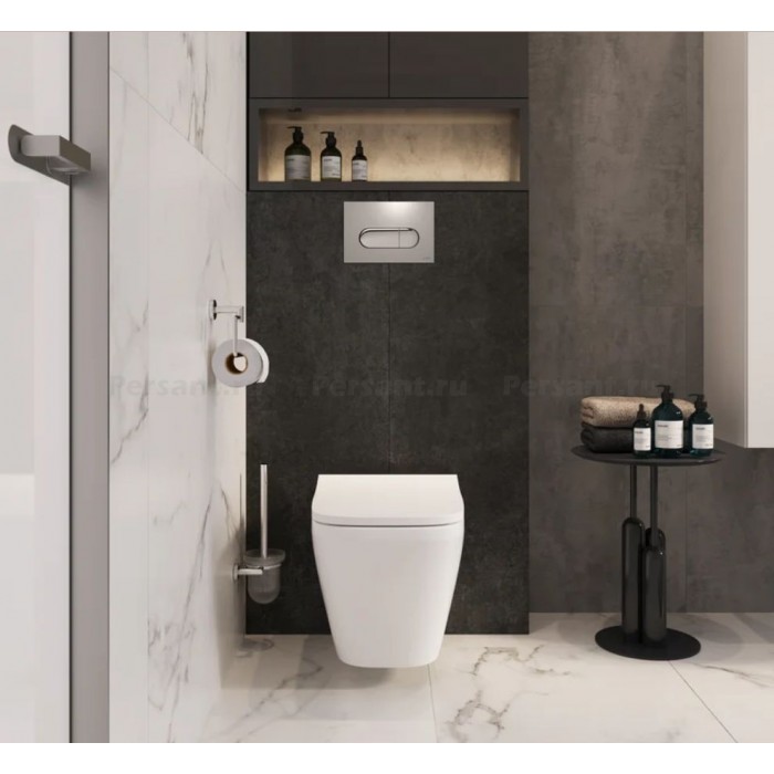 Комплект 4 в 1 Vitra Integra 9856B003-7206 безободковый унитаз с микролифтом