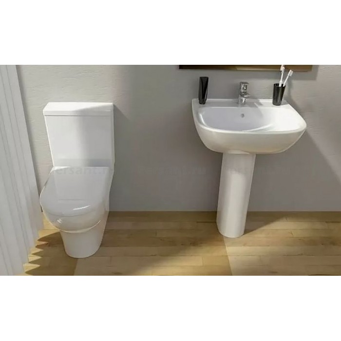 Напольный унитаз Vitra Zentrum 9012B003-7226 с функцией биде и сиденьем микролифт