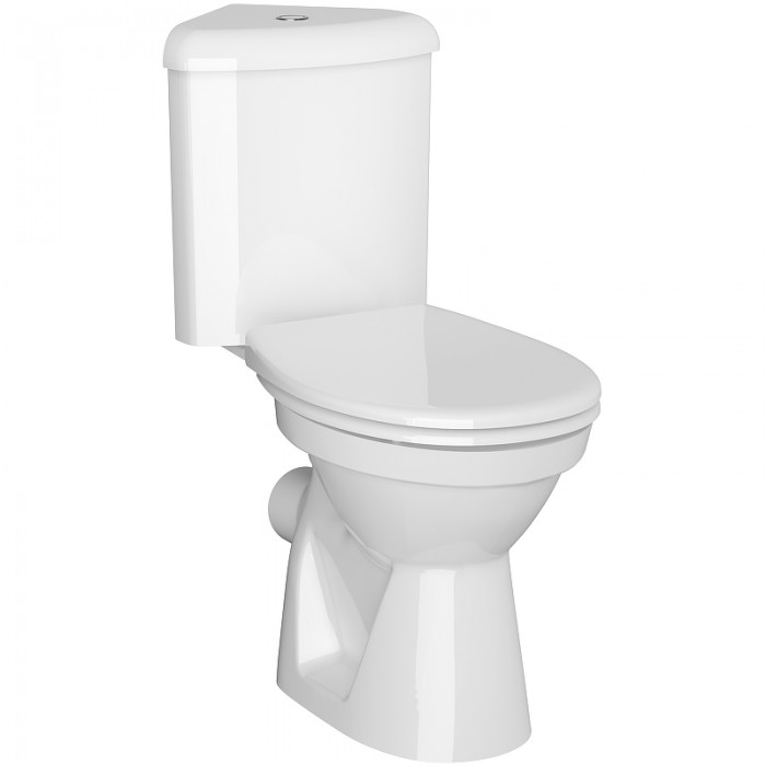 Угловой напольный унитаз Vitra Arkitekt 9754B003-7201 с сиденьем микролифт