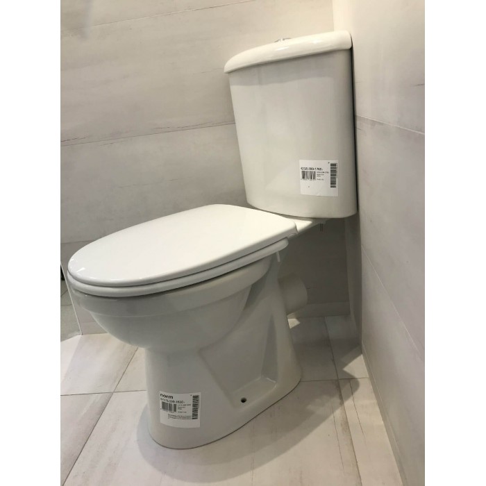 Угловой напольный унитаз Vitra Norm Wenkel 9854B099-7200 с сиденьем микролифт