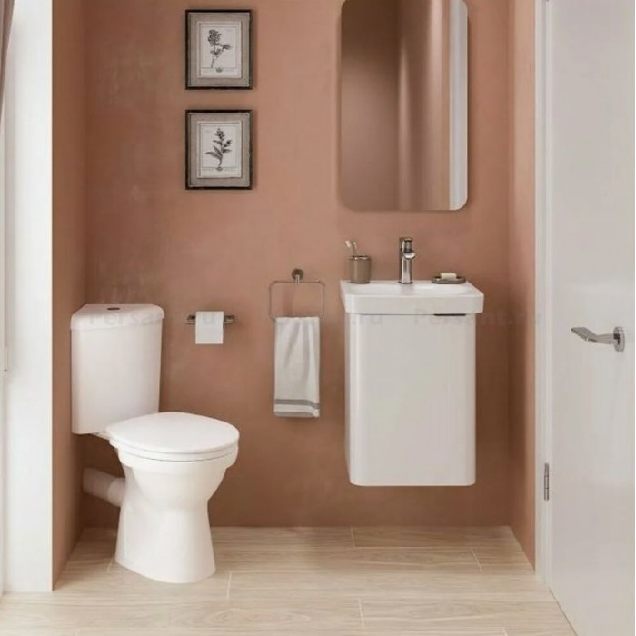 Напольный унитаз Vitra Norm Wenkel 9854B099-7200 угловой, с сиденьем микролифт