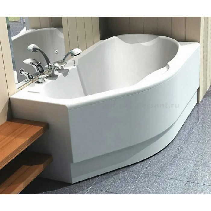Акриловая ванна Aquatek Таурус 170x100 TAR170-0000129 правая, с фронтальным экраном