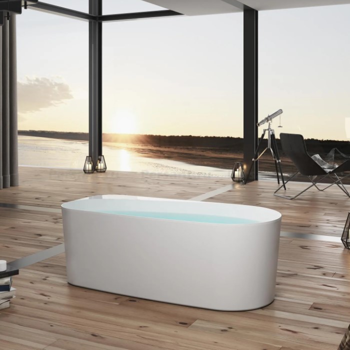 Акриловая ванна Allen Brau Priority 1 170x80 2.31001.20 белая, отдельностоящая
