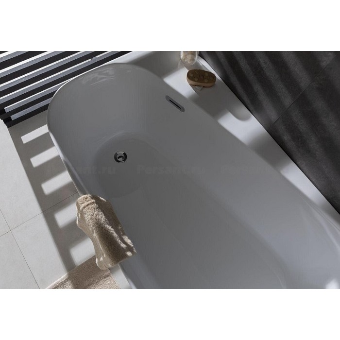 Акриловая ванна Allen Brau Priority 1 170x80 2.31001.20 белая, отдельностоящая