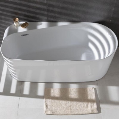 Акриловая ванна Allen Brau Priority 1 170x80 2.31001.21 белая матовая, отдельностоящая