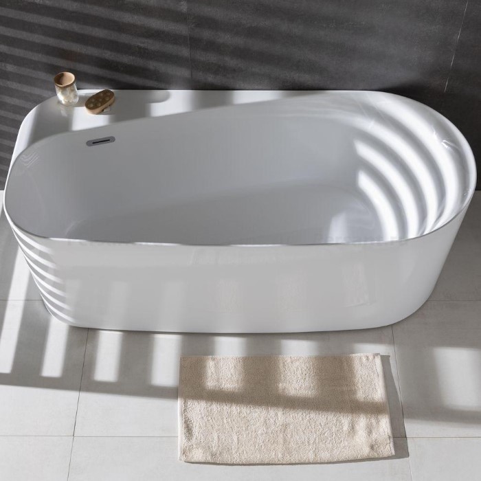 Акриловая ванна Allen Brau Priority 1 170x80 2.31001.20 белая, отдельностоящая
