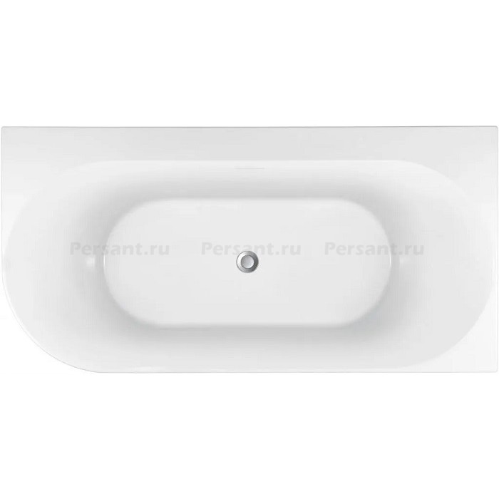 Акриловая ванна Allen Brau Priority 4 170x78 2.31004.21B белая матовая, правосторонняя