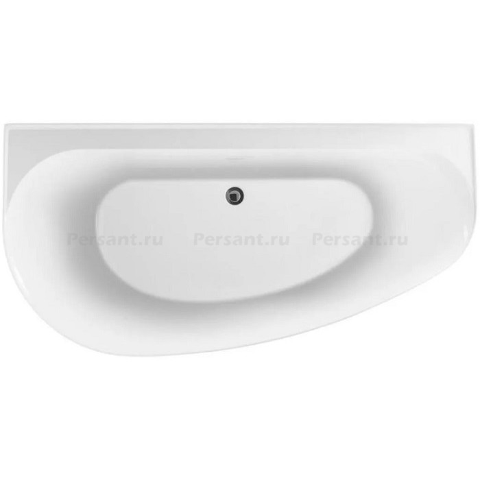 Акриловая ванна Allen Brau Priority 5 160x78 2.31005.21B, белая матовая, правосторонняя