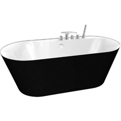 Акриловая ванна BelBagno 178х84 BB14-NERO-BIA