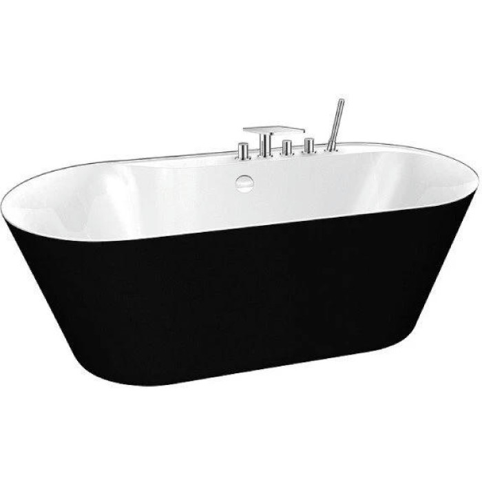 Акриловая ванна BelBagno 178х84 BB14-NERO-BIA