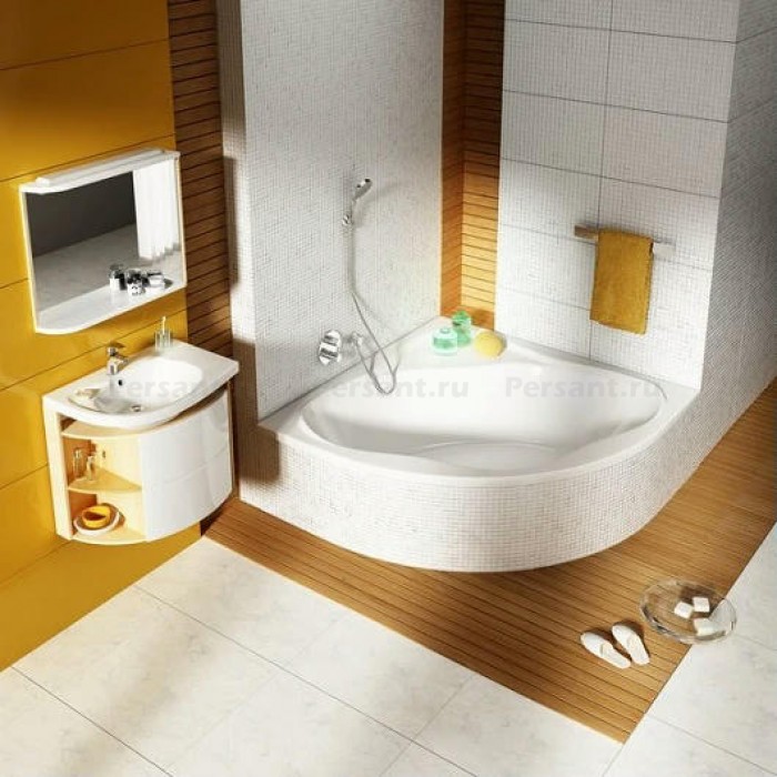 Акриловая ванна 140х140 Ravak New Day C651000000 белая