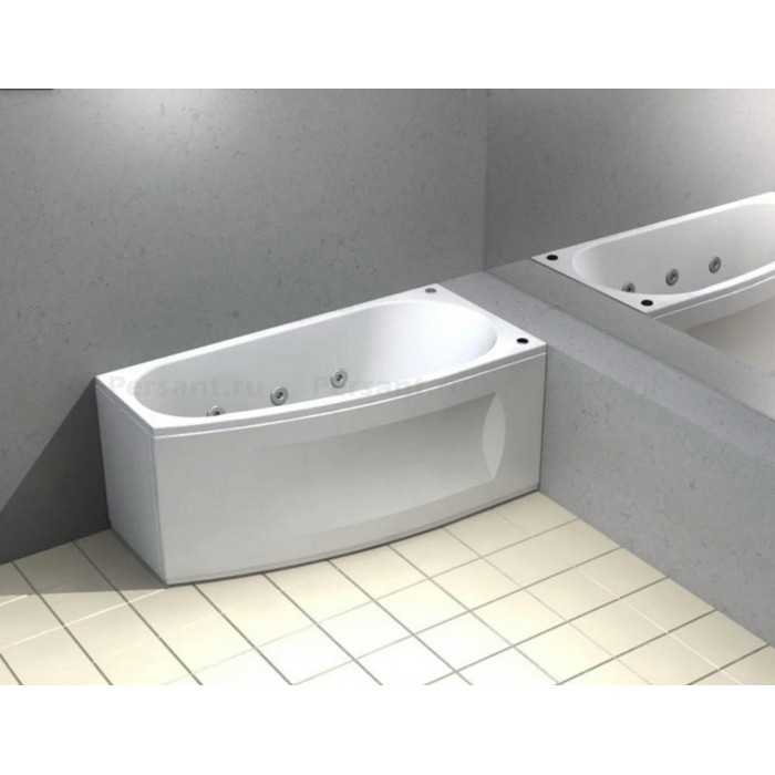 Акриловая ванна Aquatek Пандора 160x75 PAN160-0000039 правая, с фронтальным экраном