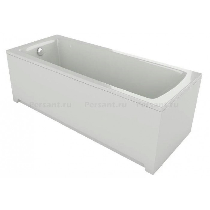 Акриловая ванна Aquatek Либра NEW 160x70 LIB160N-0000003 с фронтальным экраном, слив слева