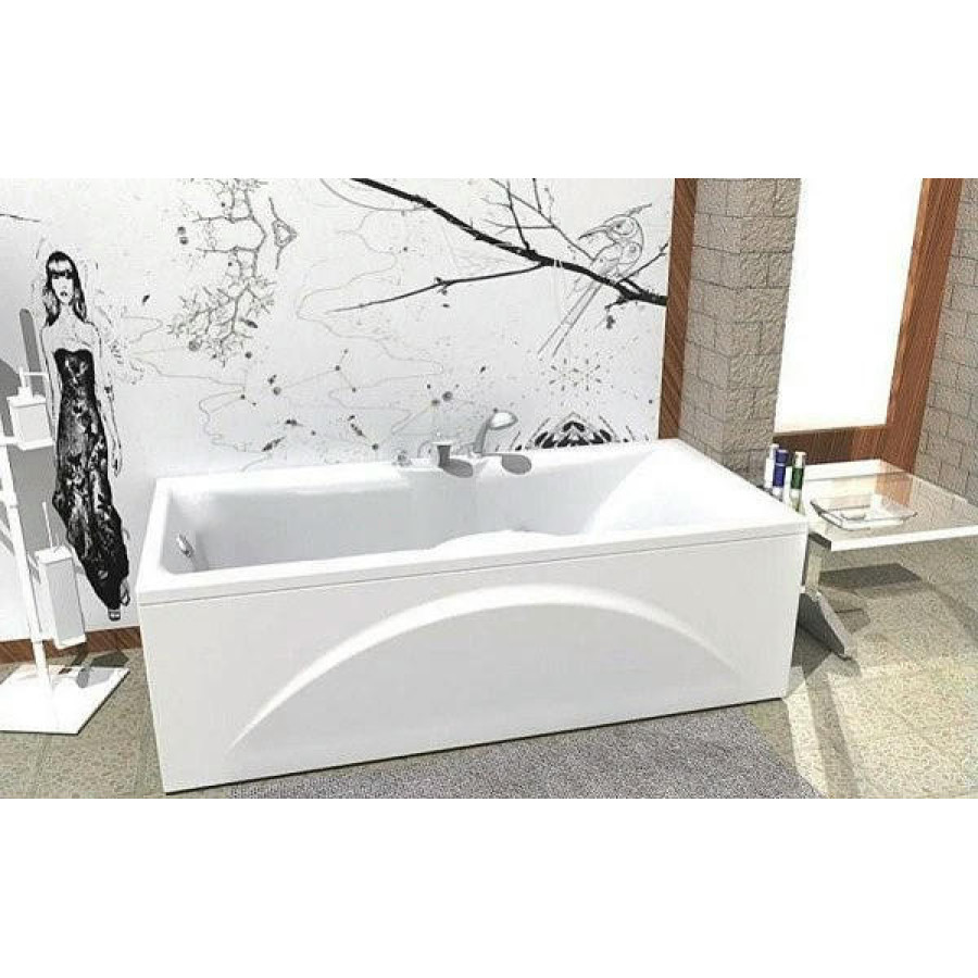 Акриловая ванна Aquatek Феникс 180x85 FEN180-0000069 с фронтальным экраном (слив слева)