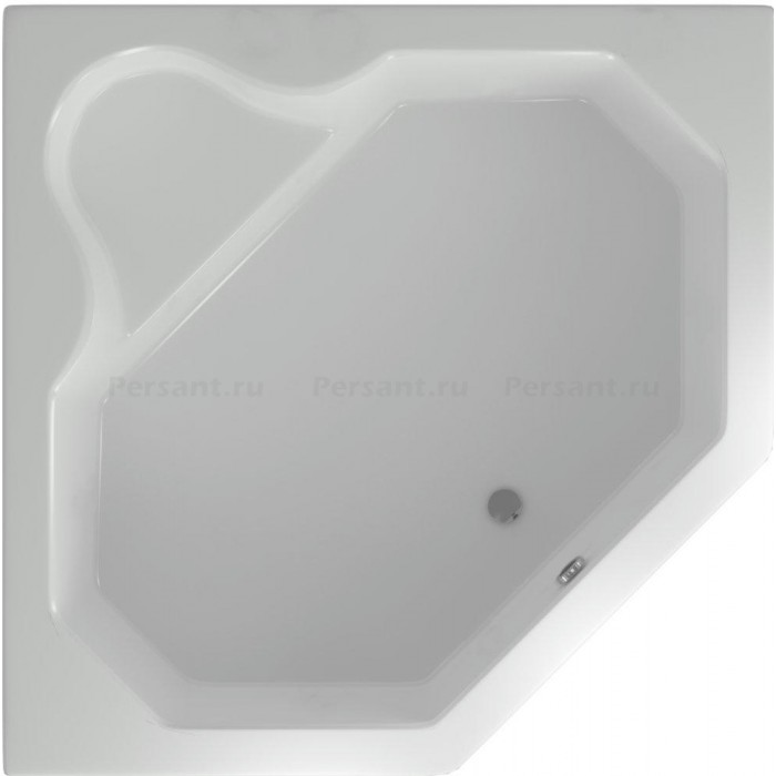 Акриловая ванна Aquatek Лира 148x148 LIR150-0000032 с фронтальным экраном