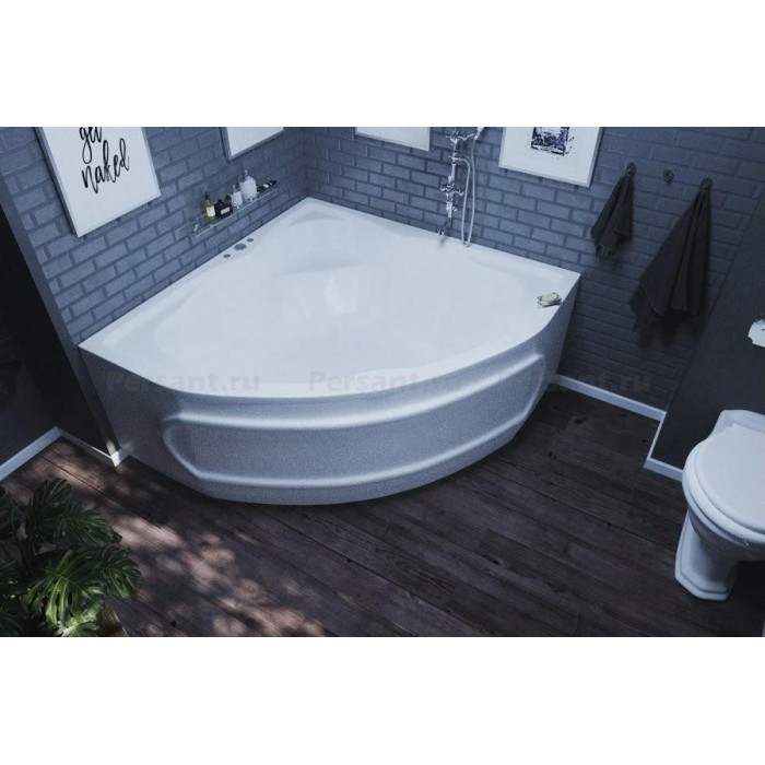 Акриловая ванна Aquatek Сириус 164х164 SIR164-0000002 с фронтальным экраном