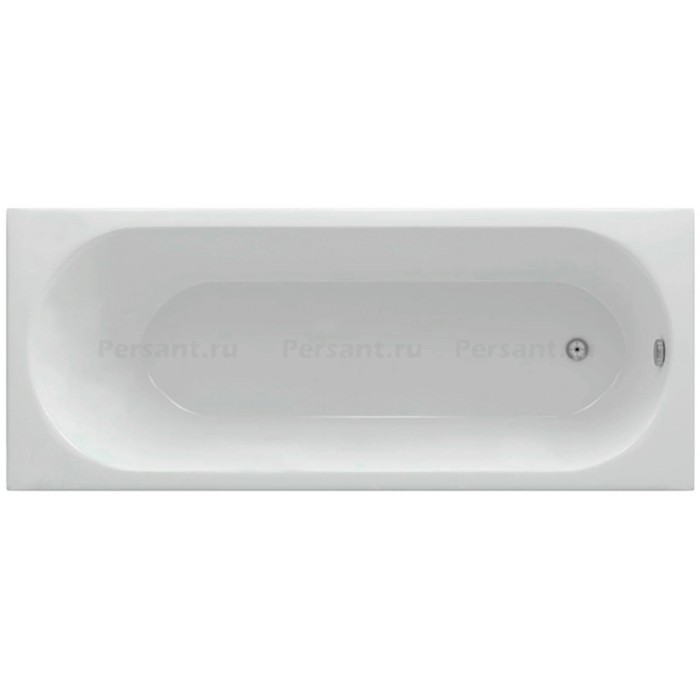 Акриловая ванна Aquatek Оберон 180x80 OBR180-0000009 с фронтальным экраном, слив справа