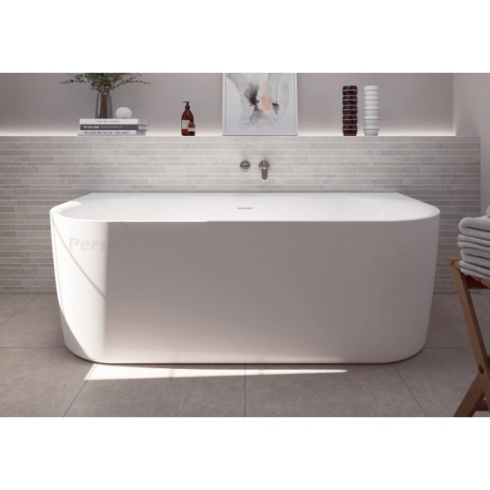 Акриловая ванна пристенная Cezares Metauro 180х80 белая глянцевая METAURO-INT-Wall-180-80-60