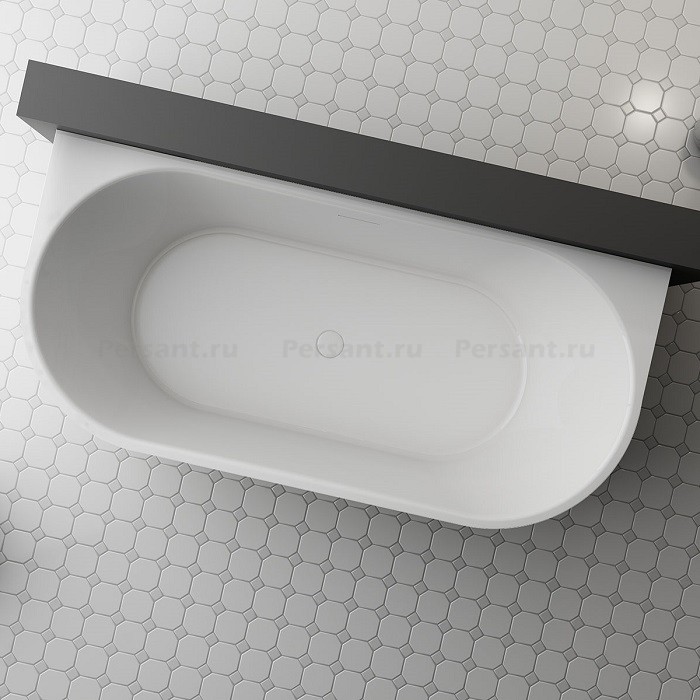 Акриловая ванна Vincea 170x80 VBT-621 белая, пристенная