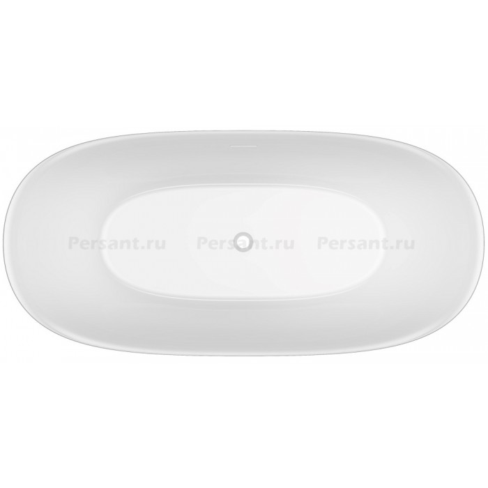 Акриловая ванна Vincea 170x80 VBT-701-1700MW белая матовая, отдельностоящая