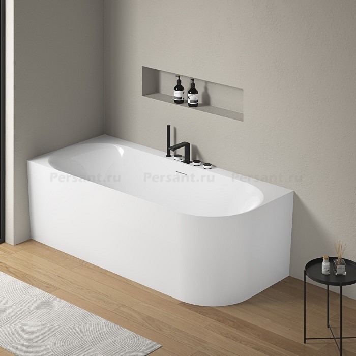 Акриловая ванна Vincea 180x80 VBT-704-1800-L белая, левосторонняя