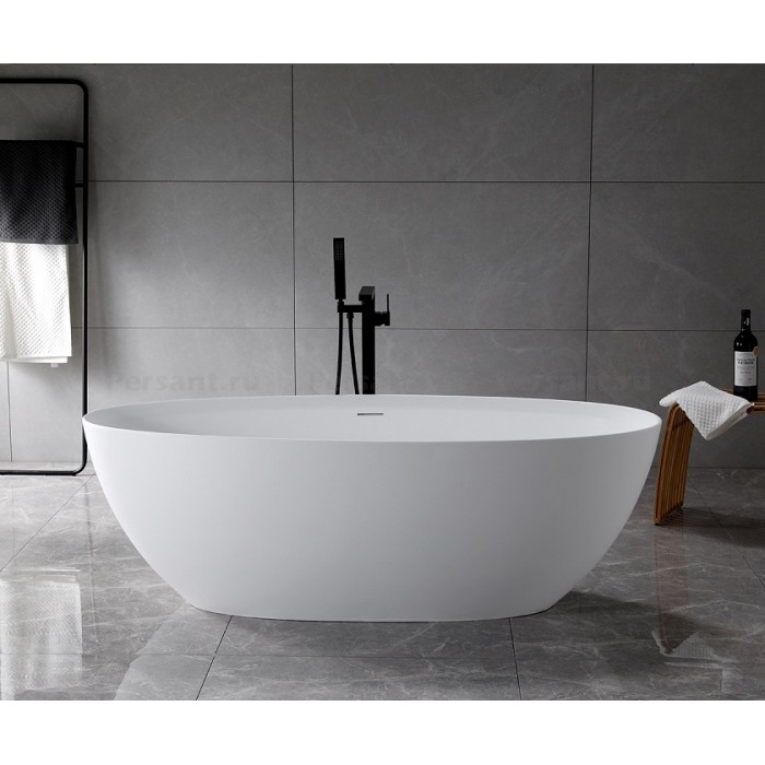 Ванна Vincea Solid Surface 170x76 VBT-4S01MW, белая матовая