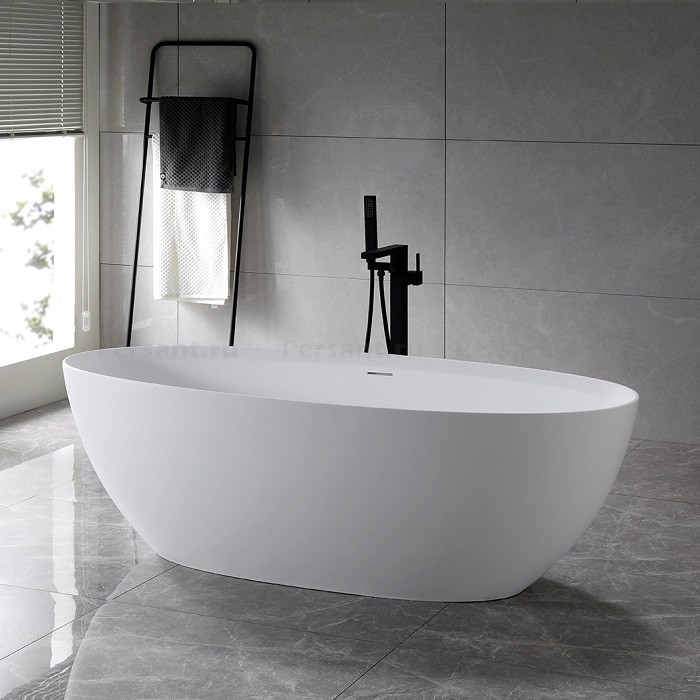 Ванна Vincea Solid Surface 170x76 VBT-4S01MW, белая матовая