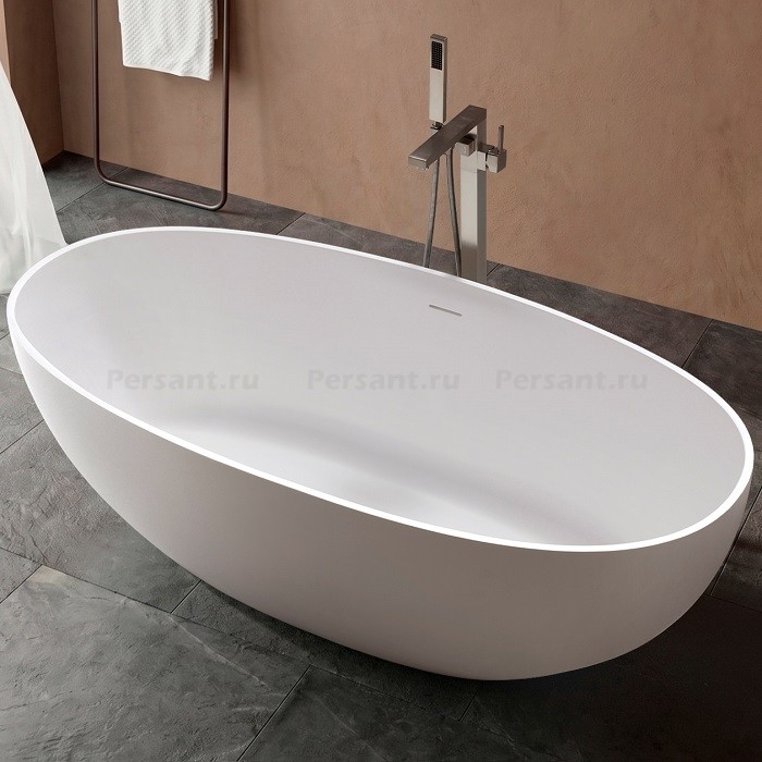 Ванна Vincea Solid Surface 180x80 VBT-4S06-1800MW, белая матовая