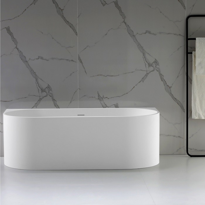 Ванна Vincea Solid Surface 170x80 VBT-4S07-1700MW, белая матовая