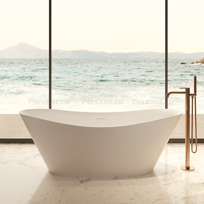 Ванна Vincea Solid Surface 170x78 VBT-4S08MW, белая матовая