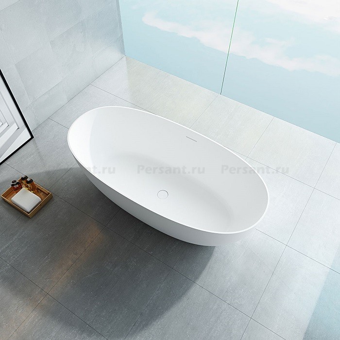 Ванна Vincea Solid Surface 170x75 VBT-6S01MW, белая матовая